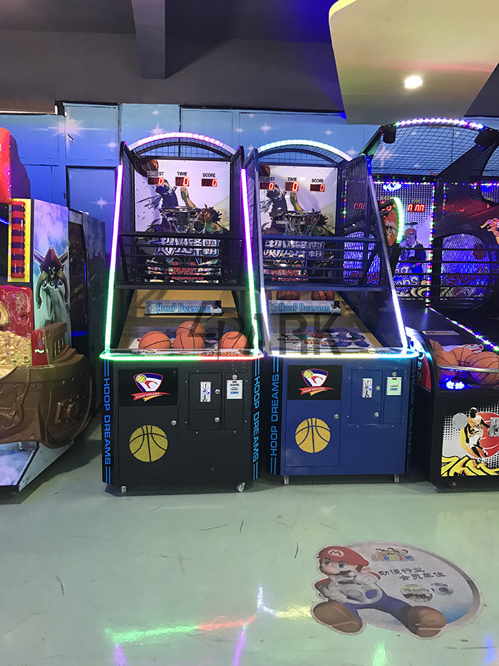 Metal Material Arcade Basketball Shooting Machine for Game Center