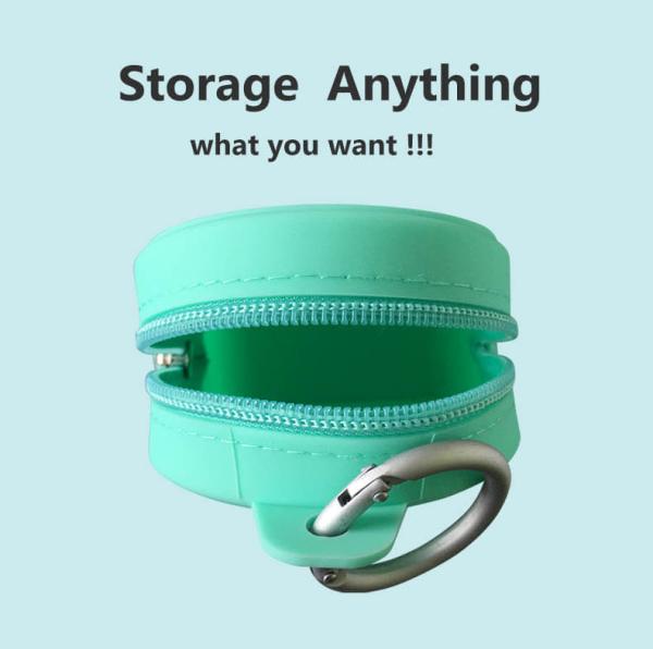 OEM Coin Purse Kids Change Bag Silicone Coin Pouch Silicone Travel Wallet