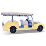 8 Seats Classic Golf Cart Yellow Color Steel Frame Iron Shell Stamping Body 5kw
