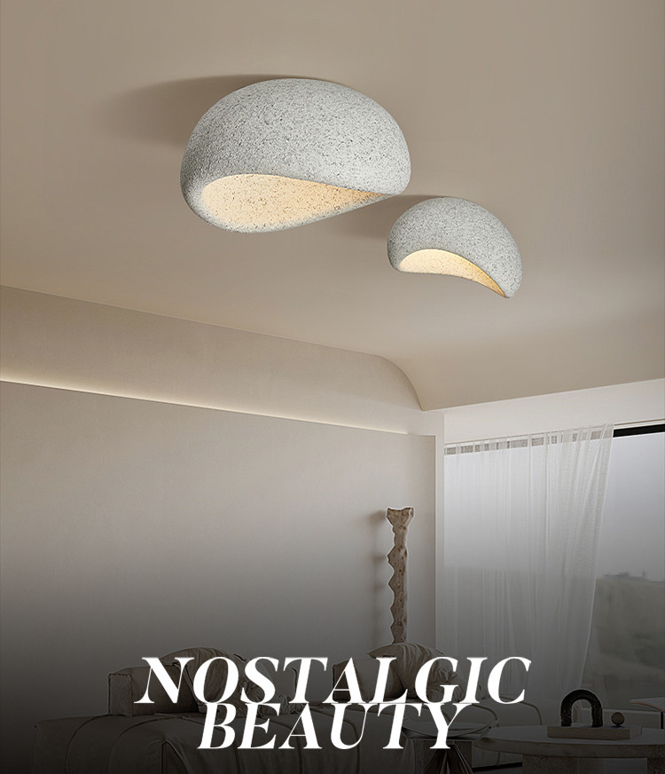 Nordic Minimalist Wabi-Sabi Wind Led Ceiling Lamps Chandelier(WH-VP-169)