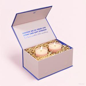 Wholesale Custom Logo Color Square Blue Magnetic Jewellery Packaging Luxury Gift Boxes For Present from china suppliers
