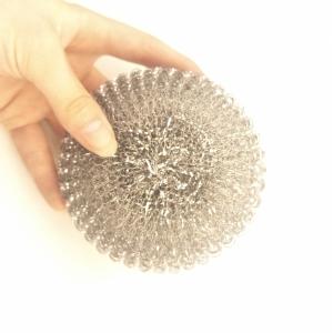 Wholesale Galvanized Steel Wire Pot Scourers , Stainless Steel Cleaning Pads With Strong Cleaning Capacity from china suppliers