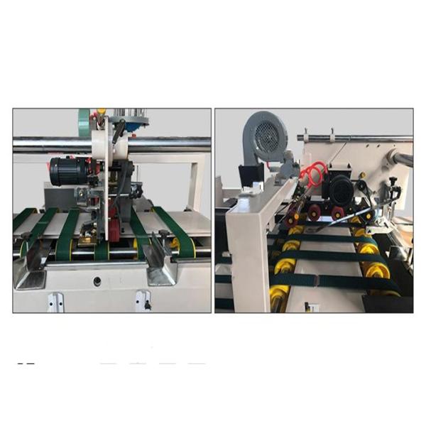 Cardboard Folder Gluer Semi Auto 6 Parts Post Environmental Protection