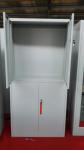 Glaass and steel door steel cupboard for storage document,Knocked down structure