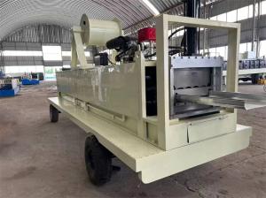 Wholesale 26 Gauge Aluminum Color Steel Portable Kr18 Standing Seam Roll Forming Machine On Site from china suppliers