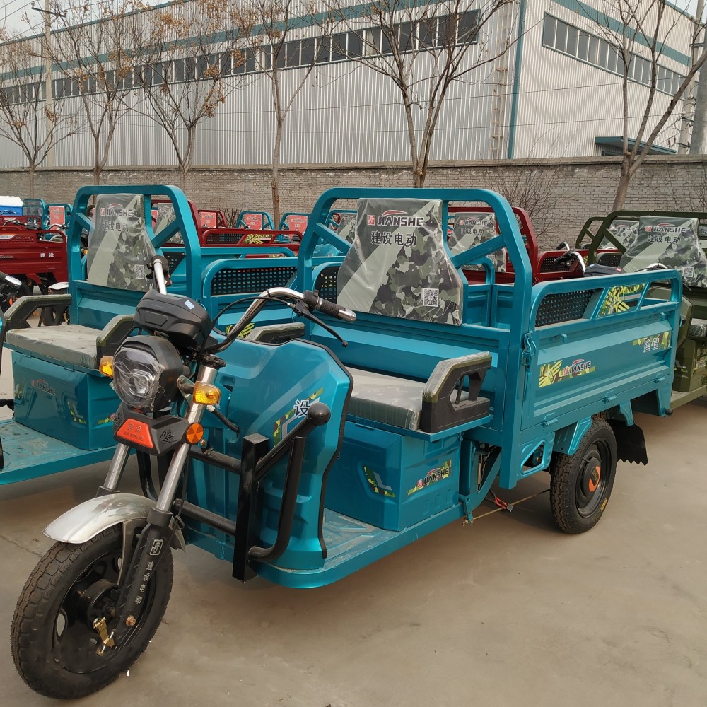3 Wheel Electrically 60v 30Ah Solar Assisted Tricycle