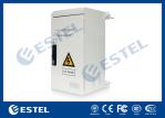 Heat Insulation Outdoor Wall Mounted Cabinet , Base Station Cabinet IP55