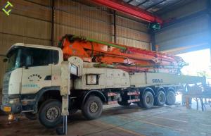 China CIFA 58m Scania Chassis Used Concrete Boom Pump Truck on sale