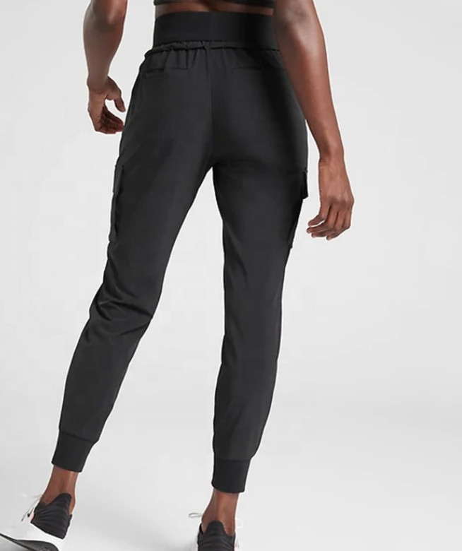 Soft Knit Women Sportswear Joggers Pants Lightweight Stretch Fabric