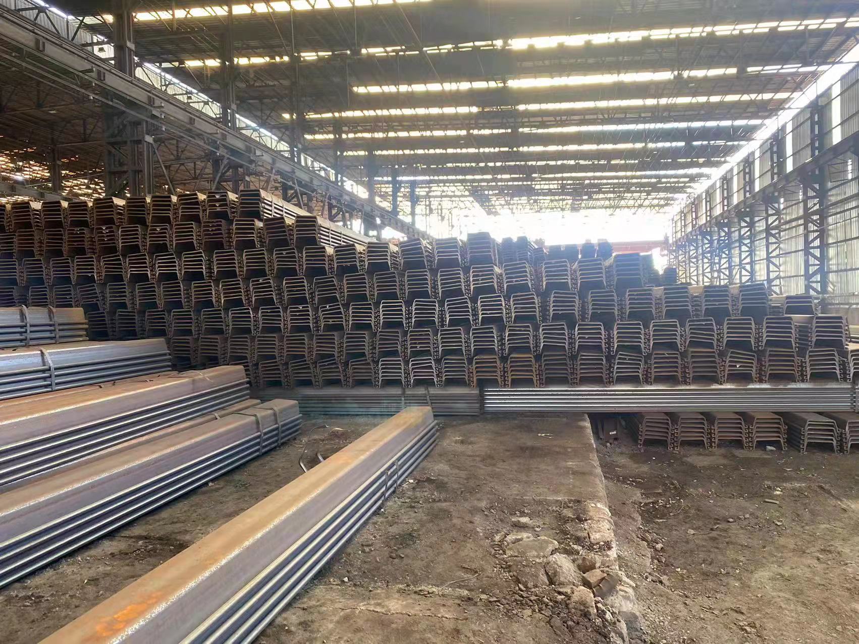 EN10248 EN10249 SY295 U Type Steel Sheet Piles 400x125x13mm U Bar