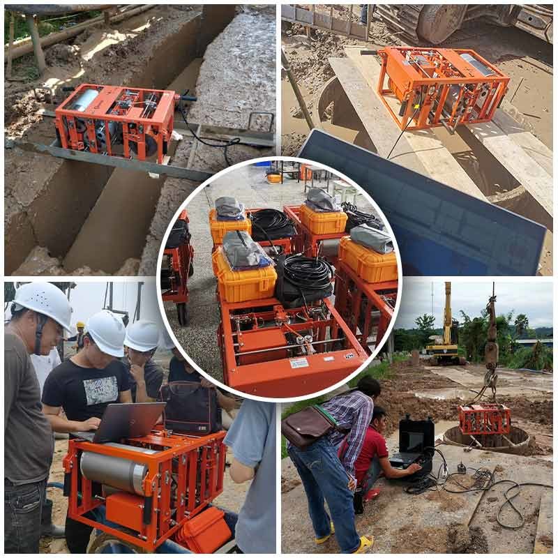 Bored Sy-8360 Pile Testing Equipment Ultrasonic Drill Hole Monitor