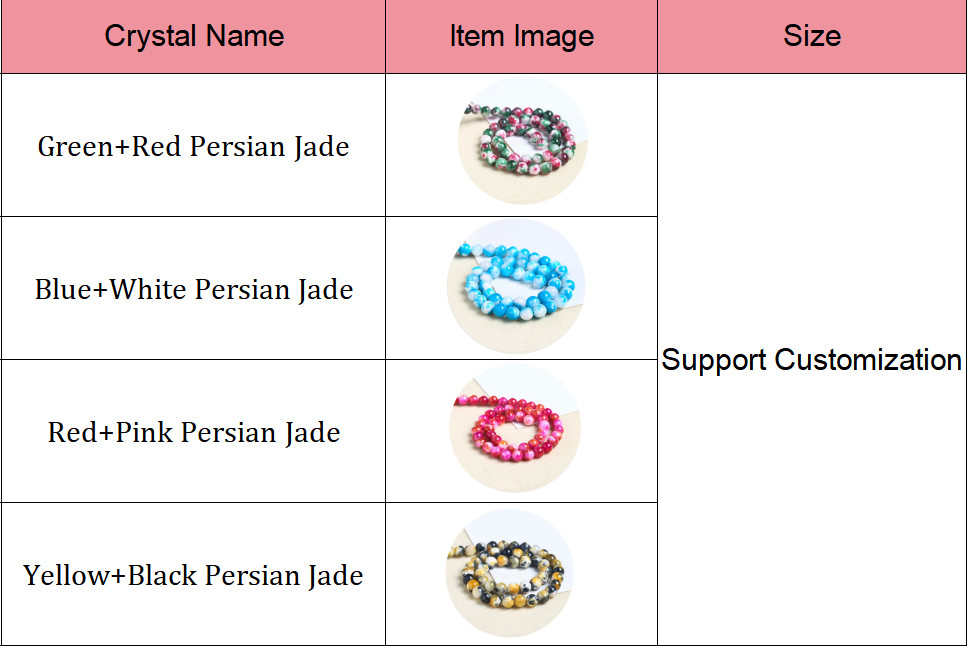 Persian Jade Stone Beads Strings Bead Loose In String Good For Jewelry Making Diy Bracelet