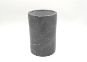 Wholesale Natural Marble Wine Chiller Containers Black Marble Ice Storage Bucket 7&quot; from china suppliers