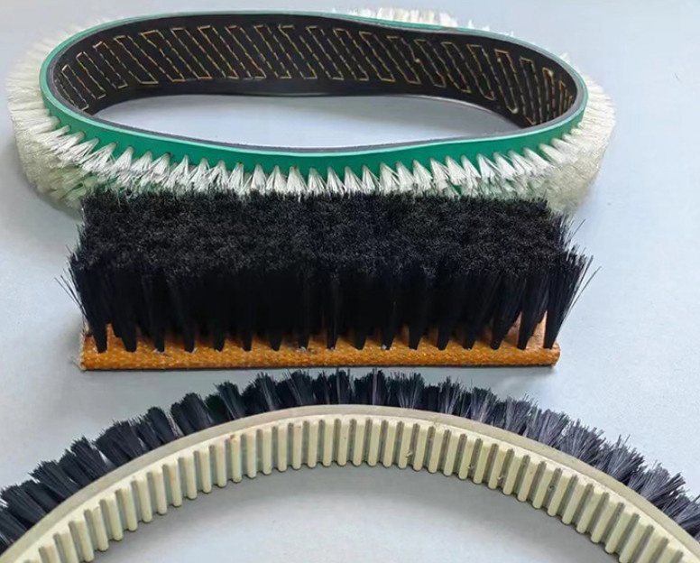 Nylon Bristle Cleaning Conveyor Belt Roller Brush 30mm