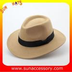 Vintage hot sale mid brim hats wholesale for ladies,100% Australia wool felt