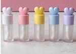 Cute Lip Gloss Bottle Empty Tube 4ml White Yellow Purple pink Blue Lip Gloss