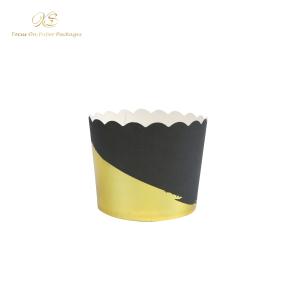 Wholesale Pink Gold Foil Large Paper Baking Cupcakes Muffin Cupcakes from china suppliers