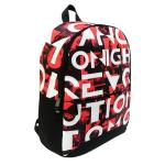 students Korean graffiti campus backpack simple junior high school student bag