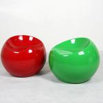 Modern ABS Small Ball Chair Plastic Apple Stool Modern Chair Furniture