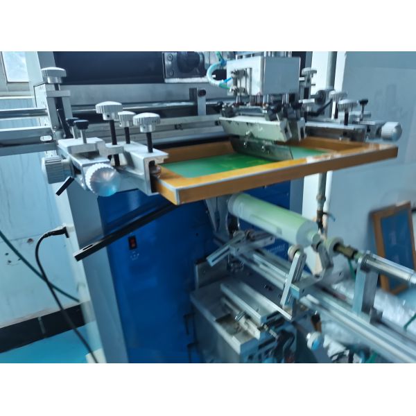 Semi-Automatic Screen Printing Machine for Round Oval Flat Bottles