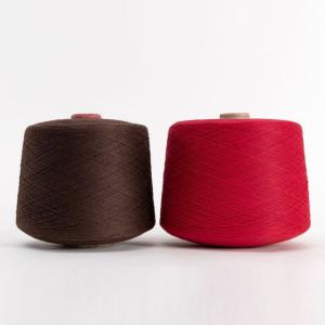 Buy cheap Fine Eveness Spun Polyester Knitting Yarn , Polyester Weaving Yarn Ant I- from wholesalers