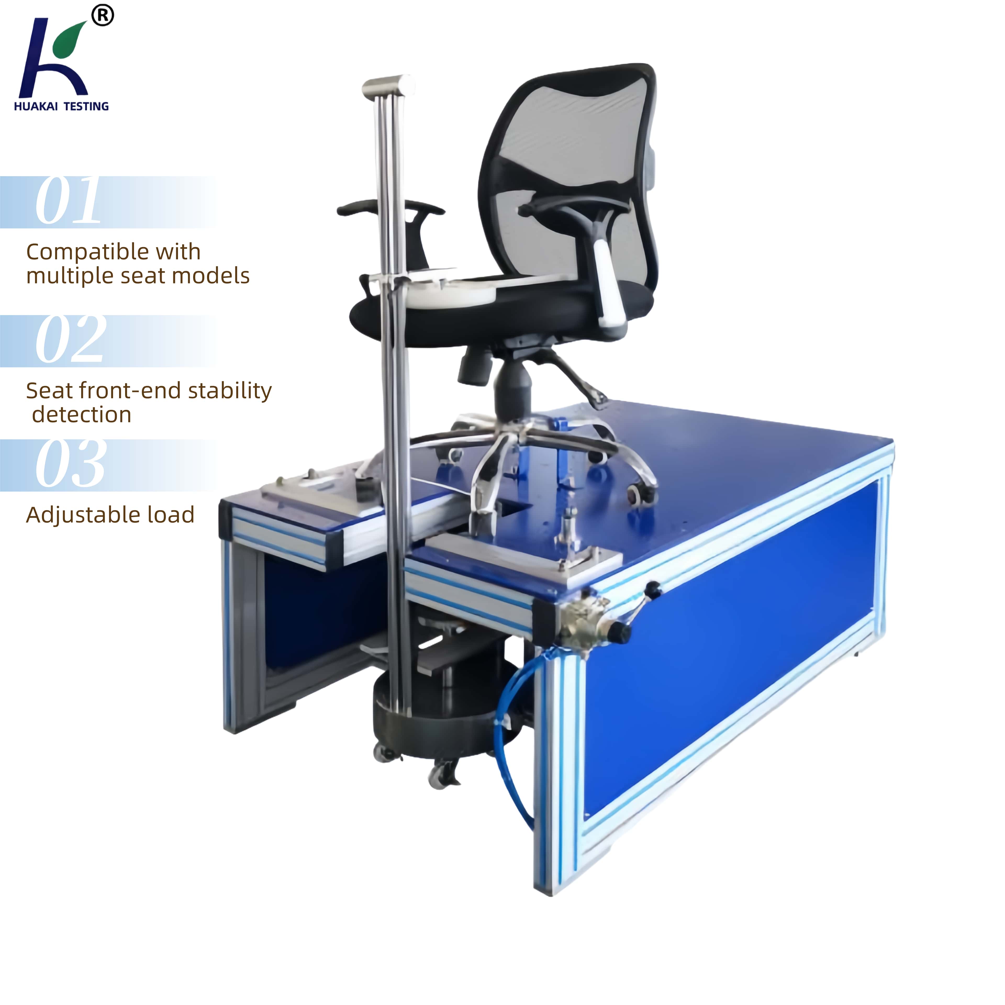 Office Chair Stability Testing Machine BIFMA Standard Chair Strength Safety for Equipment