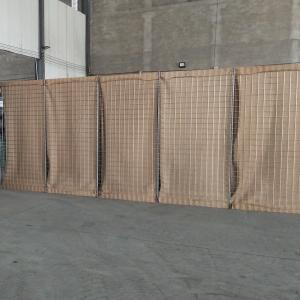 Wholesale 3.7mm Gabion Hesco Mil 7 Military Sand Wall For Coastal Erosion from china suppliers