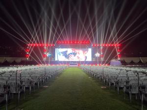 Wholesale Outdoor P10 LED Display Advertising Screen Fixed Installation 1/2 Scam 8000mcd from china suppliers