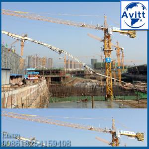 Wholesale 10t TC5525 Topkit Tower Crane 182ft Boom 55 meters CIF Qatar Price from china suppliers