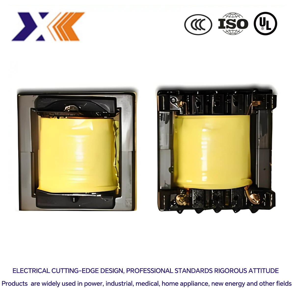 95% Efficiency Custom 220v To12v Voltage Converter Ei Transformer For Low Voltage Charging