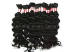 Long Wavy Remy Brazilian Virgin Human Hair Extensions Natural Black