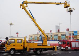 China Telescopic Type Aerial Lift Platform Truck / Truck Mounted Boom Lift Vehicle on sale