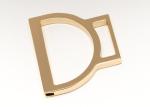 Eco - Friendly Zinc Alloy Bag Ring Luggage Cycle Luggage Bag Accessories