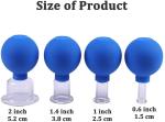 4pcs Rubber Suction Bulb Syringe Facial Mask Face Beauty Bulb Wrinkle Remover
