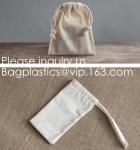 Drawstring Bags Reusable Muslin Cloth Gift Candy Favor Bag Jewelry Pouches for
