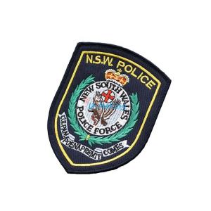 Wholesale Skin Friendly Police Embroidered Patch Twill Fabric Custom Patches For Vest from china suppliers