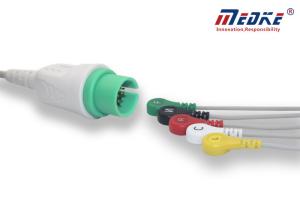 Wholesale One Piece 17pin Snap IEC 5 Leadwires Spacelabs ECG Patient Cable from china suppliers
