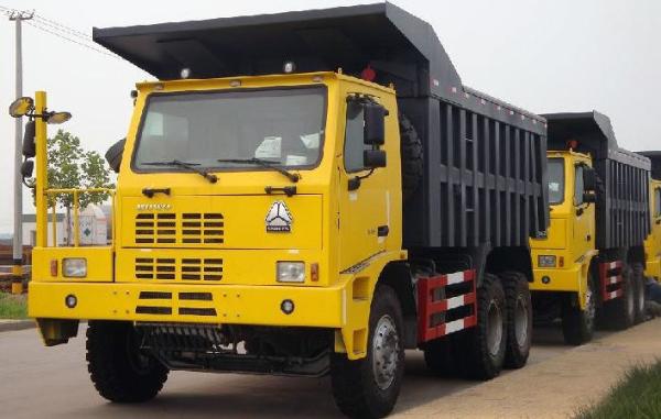 mining tipper truck / dump truck bottom thickness 12mm and HYVA Hydraulic