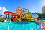 Outdoor Children Swimming Pool Large Slide Set Equipment