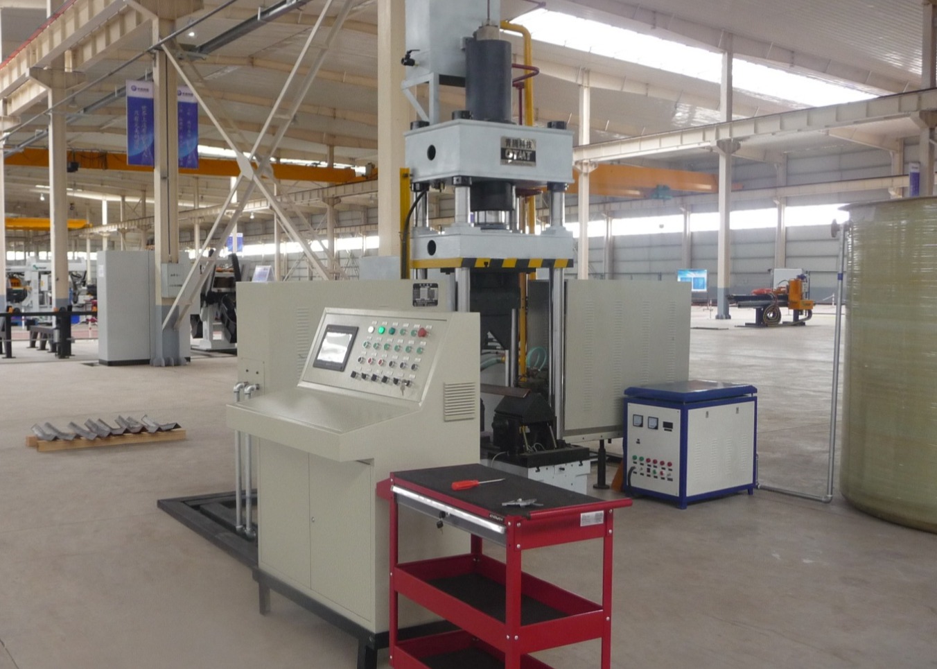 Advanced CNC Heating Bending Machine For Angle & Plate For Steel Structures