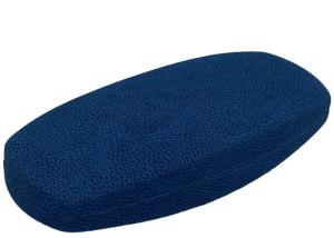 Wholesale Blue Iron Frame Clamshell Hard Leather Glasses Case from china suppliers