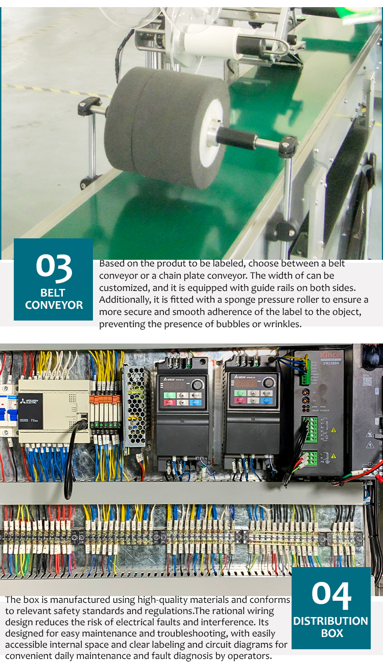 YM210 Full Automatic Stand Up Pouch Bag Labeling Machine for Bag Box
