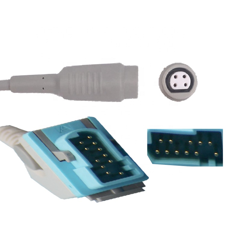 IBP adapter Cable compatible to Fukuda Denshi monitor convert to B.Braun transducer