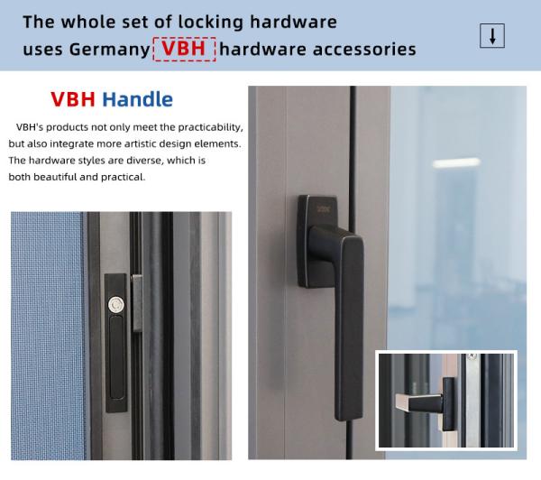 European Standard Soundproof Double Glazing Aluminum Tilt Turn Windows Modern