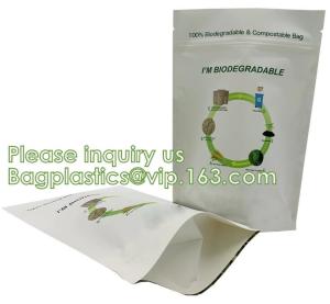 Wholesale Bagease Bagplastics Brown Kraft Compostable k Food Standup White Resealable Big Stock Plain Paper Bags from china suppliers