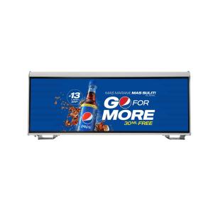 Ultra Thin 5000nit Taxi Roof LED Display Anti Vibration Waterproof