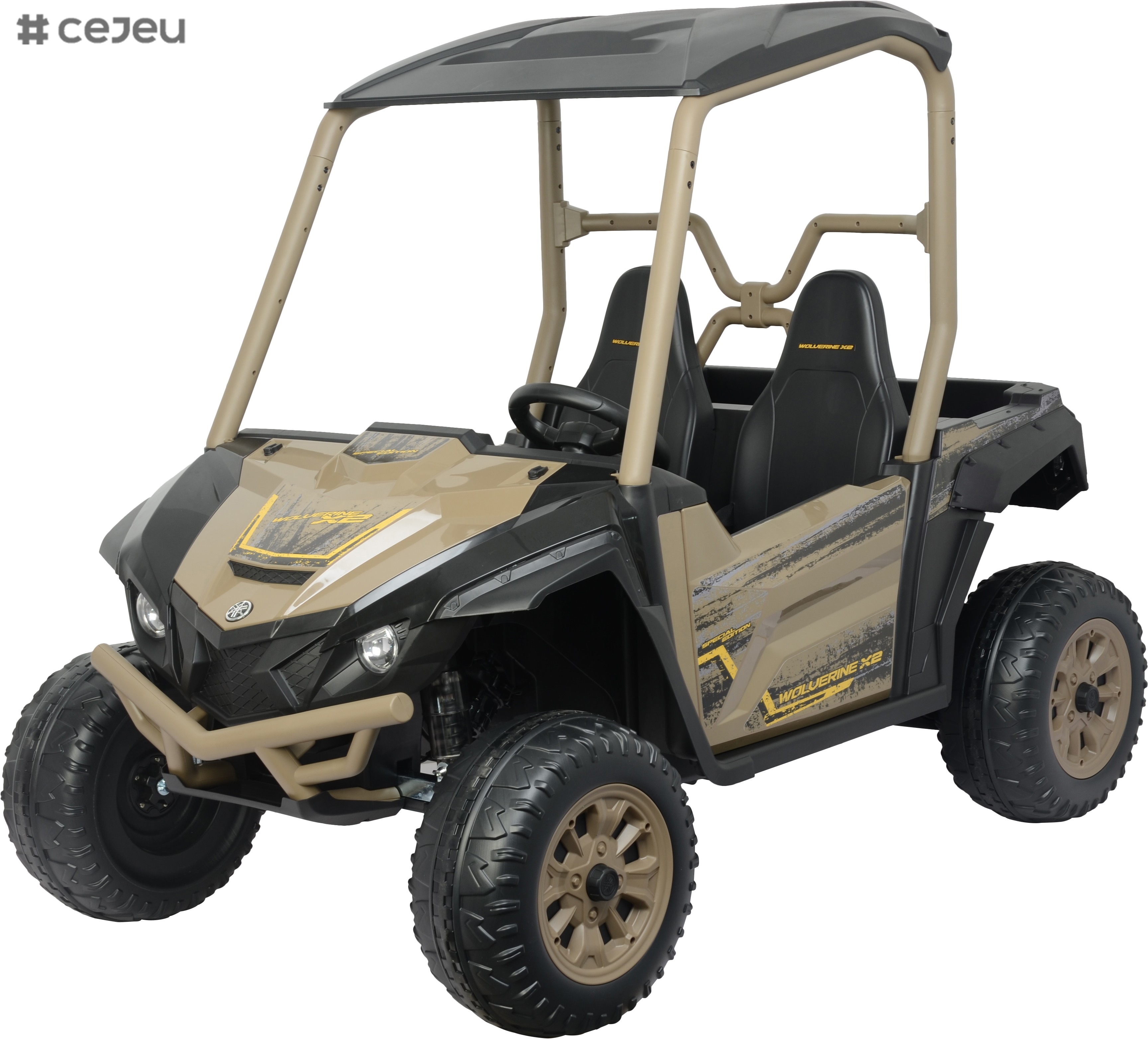 Pink Kids Electric UTV Dual Drive Kid Size Music And Horn Sound