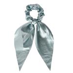 Satin Fabric Scrunchies solid color ribbon hair tie