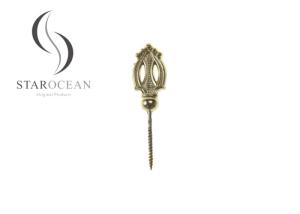 Wholesale Golden Hard Plastic Coffin Screws Funeral Accessories Lightweight And Durable PS04 from china suppliers