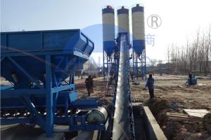 Wholesale 2 * 18.5kw Belt Type HZS60 Concrete Batching Plant 3800mm Discharge Height from china suppliers